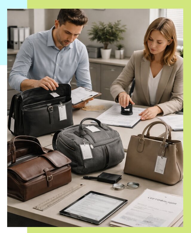 Сертификация сумок в Малоярославце от 7757 руб. | Алешин-Млр