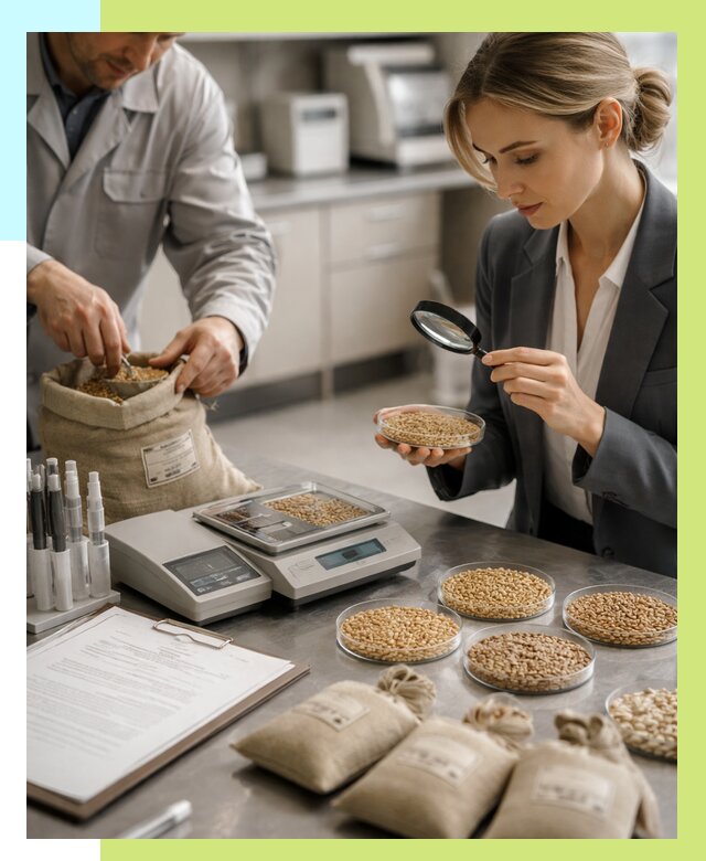 Сертификация зерна в Малоярославце по цене от 15513 р. | Алешин-Млр