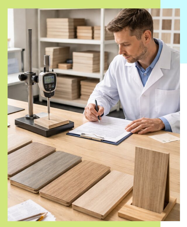 Сертификация ламината с испытаниями и оформлением документов в Малоярославце