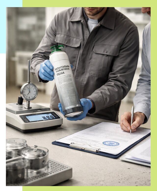 Сертификация монтажной пены в Малоярославце от 15513 р. | Алешин-Млр