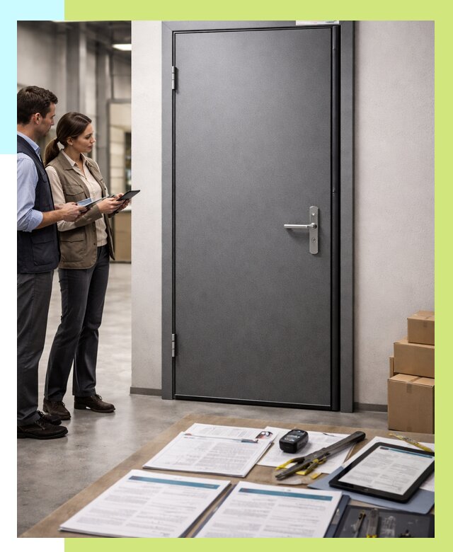 Сертификация противопожарных дверей в Малоярославце от 9308 р. | Алешин-Млр