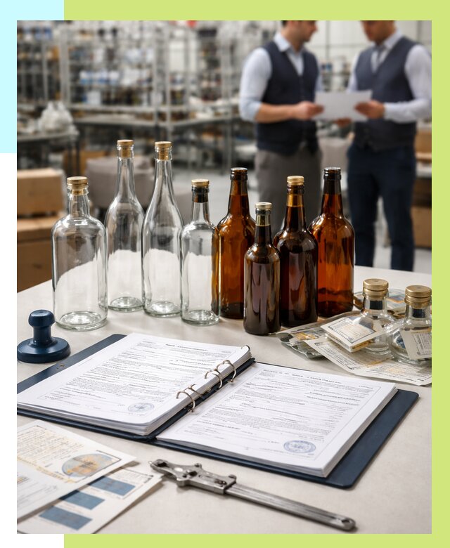 Сертификация стеклянных бутылок в Малоярославце от 25855 р. | Алешин-Млр