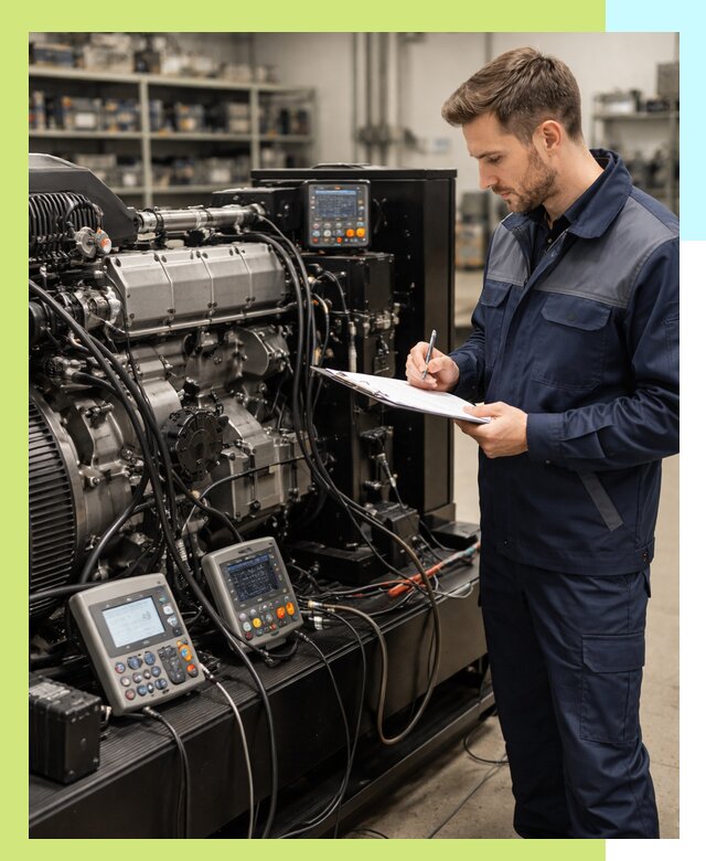 Сертификация дизельных генераторов и их оборудования в Малоярославце