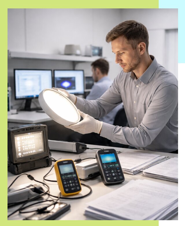 Сертификация светильников в Малоярославце: испытания и оформление