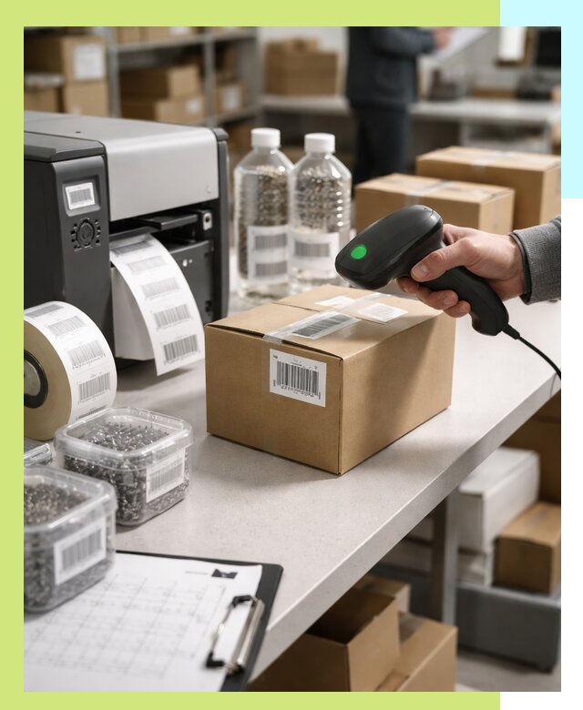 Штрихкодирование продукции и маркировка для продажи в Малоярославце
