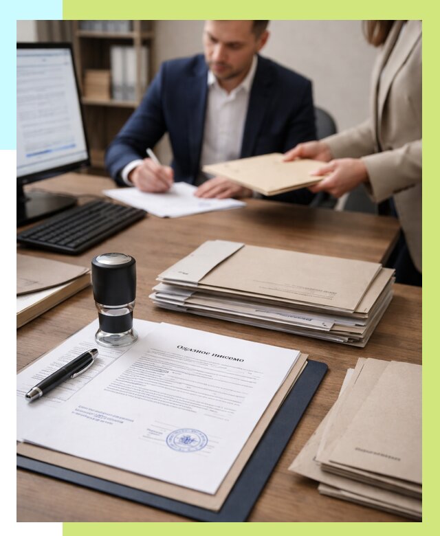 Отказное письмо для таможни в Малоярославце от 3103 р, Алешин-Млр