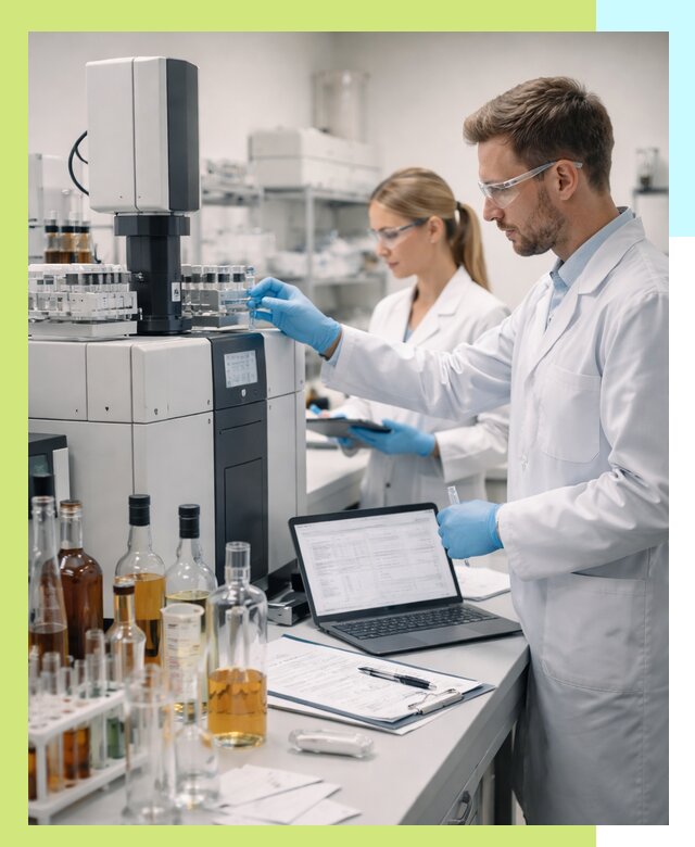 Выдача заключения о спиртосодержании продукции в Малоярославце