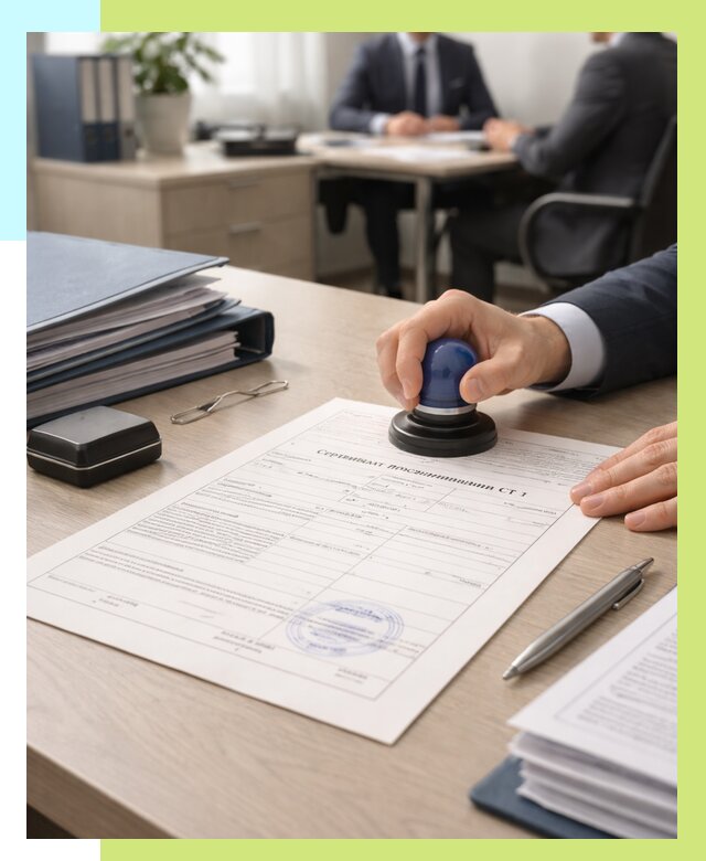 Сертификат происхождения СТ 1 в Малоярославце от 4654 р. | Алешин-Млр