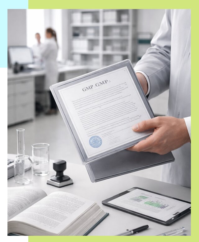 Сертификат GMP в Малоярославце под ключ от 87907 р. | Алешин-Млр