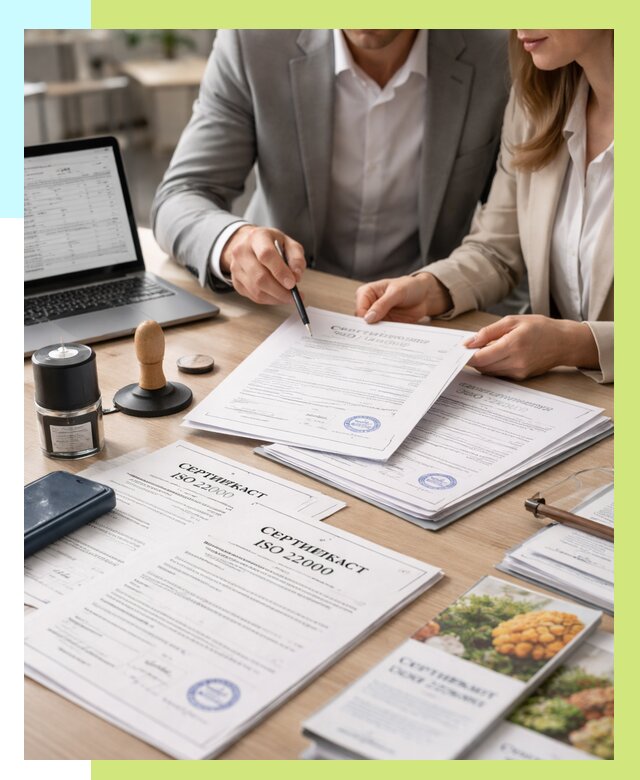 Сертификат ISO 22000 в Малоярославце от 41368 р. под ключ | Алешин-Млр