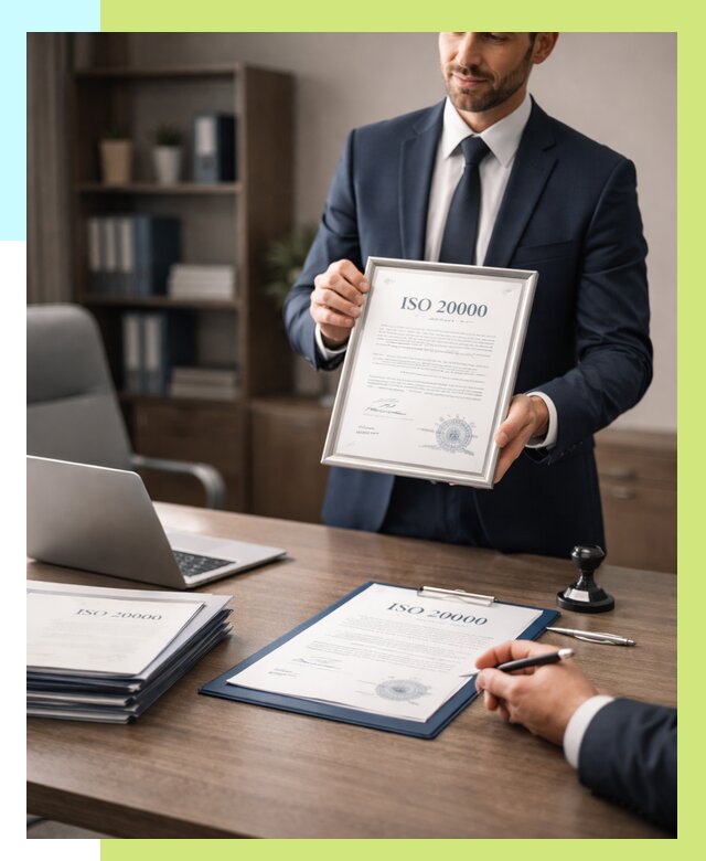 Сертификат ISO 20000 в Малоярославце под ключ от 124104 р., Алешин-Млр