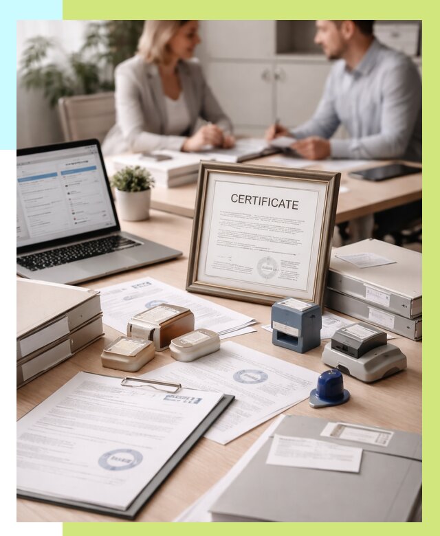 Сертификация компании в Малоярославце от 46539 р. | Алешин-Млр — заказ